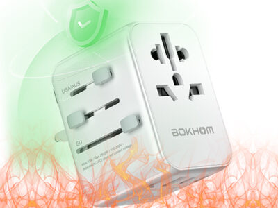 Adaptateur Voyage USB C Charge Rapide